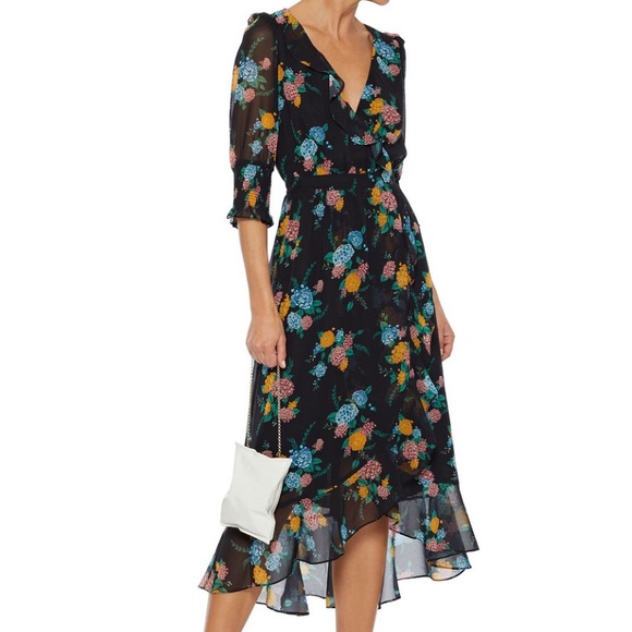 ⭐️New⭐️Rachel Zoe Floral Midi Dress - Picture 1 of 16